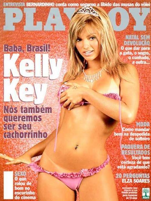 Kelly Key pelada na Playboy